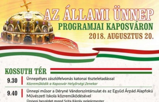 Mutatjuk az augusztus huszadikai programot, este 10-kor lesz a tűzijáték