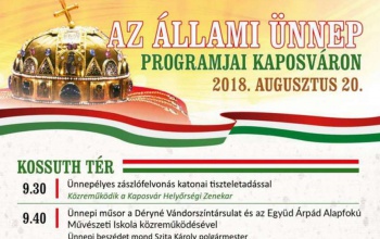 Mutatjuk az augusztus huszadikai programot, este 10-kor lesz a tűzijáték