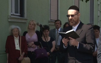A holokauszt áldozataira emlékeztek