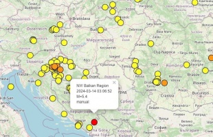 A Dél-Dunántúlon is érezni lehetett a hajnali montenegrói földrengést