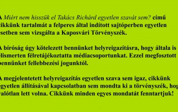 Helyreigazítás