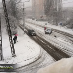 Csúszik bizony, Kaposvár, Füredi-Nádor u. sarkán