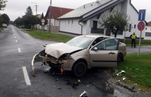 Két autó ütközött Nagyatádon