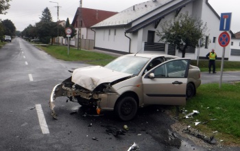 Két autó ütközött Nagyatádon