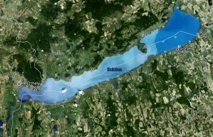 Kevés a víz a Balatonban