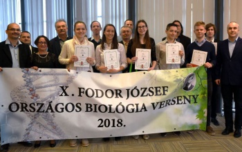 Az országos biológia verseny győzteseit jutalmazták