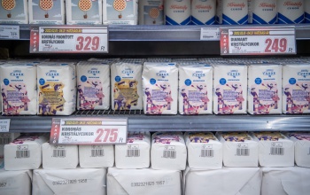 Milliós birságot kapott egy áruház, mert drágább volt a cukor a megengedettnél