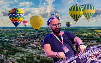 Lotfi Begivel és elképesztően látványos fáklyás felvonulással startol a kaposvári hőlégballon-bajnokság