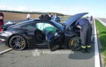 Porsche tört össze a 67-esen a hétvégén