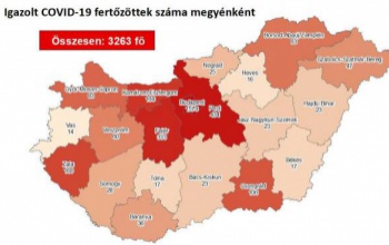 Koronavírus: 3263 főre nőtt a beazonosított fertőzöttek száma és elhunyt 8 idős krónikus beteg