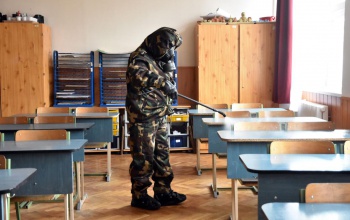 Végeztek az iskolák fertőtlenítésével