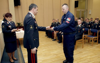 Főigazgatói elismerés a kaposvári tűzoltónak