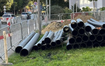 Gázcsőcsere zajlik az Arany János utcában