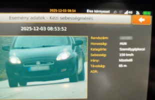 Extrém sebességgel száguldott Tabon a fiatos