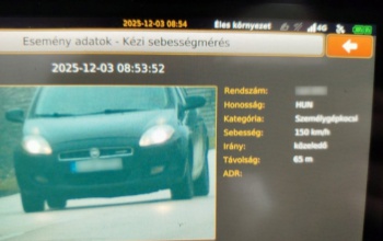 Extrém sebességgel száguldott Tabon a fiatos