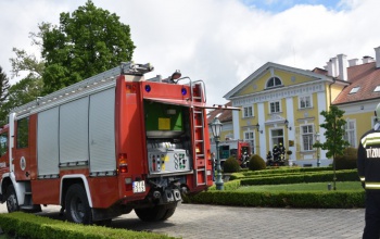 Vármegyei ellenőrző gyakorlatot tartottak a Hertelendy kastélyban