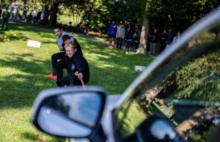 Nemzetközi Autómentes Nap: hat kaposvári iskolából bringáztak ki a diákok a Desedára