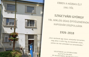 Emléktáblát állítanak Szigetvári Györgynek