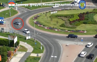 Drónokkal ellenőrizték a szabálytalankodó sofőröket a somogyi rendőrök - VIDEÓ