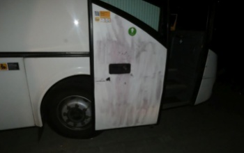 Három férfi támadt a buszsofőrre Böhönyén