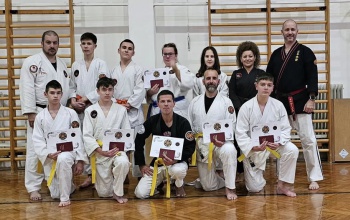 Év végi övvizsgát és karácsonyi versenyt rendezett a Natan Dojo Hungary Ju Jitsu klub