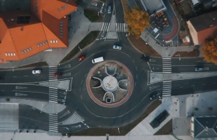 A közlekedési központ projektfilmje