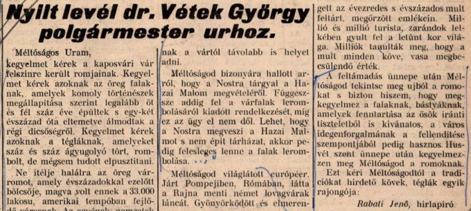 125 éve született Rabati Jenő kaposvári újságíró