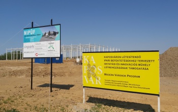Már épül az oktatási és innovációs tanműhely