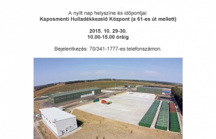 Nyilt nap a Kaposmenti Hulladékgazdálkodási Önkormányzati Társulásnál