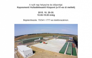 Nyilt nap a Kaposmenti Hulladékgazdálkodási Önkormányzati Társulásnál
