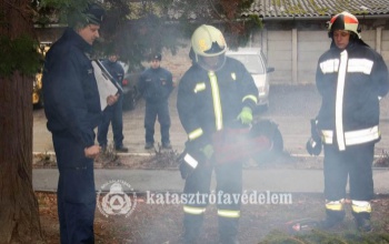 A kárfelszámolás mozzanatairól adtak számot a tűzoltók