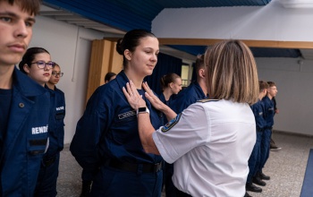 Esküt tettek az Gépész rendészetis tanulói