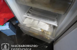 Letartóztatták a hűtőben kábítószer gyanús  anyagot tároló férfit
