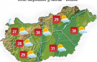 Felhőszakadás is előfordulhat