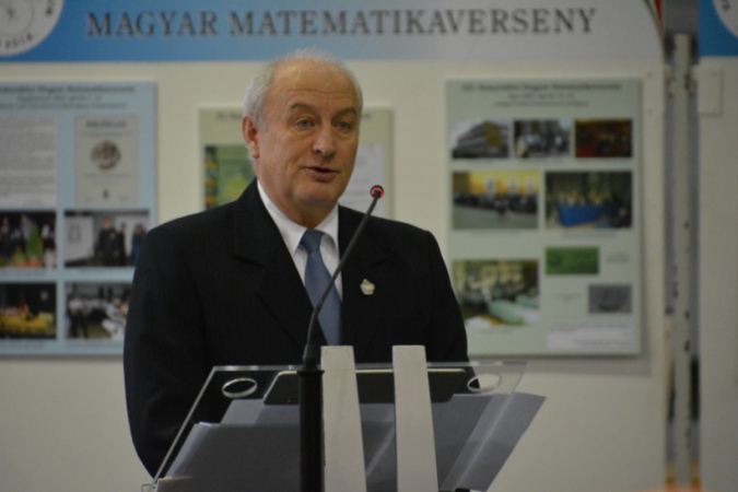 Reőthy Ferenc gimnáziumigazgató hetvenéves