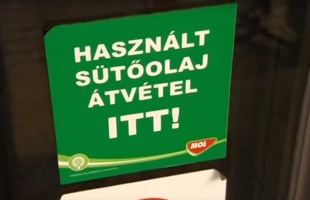 A Mol töltőállomásain továbbra is egyszerűen leadható a használt étolaj