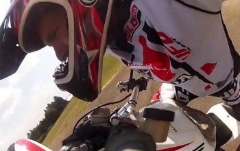 Egy kaposvári Mókus motorozik!