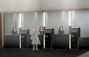 Arcfelismerő robotokkal működő szálloda nyílik