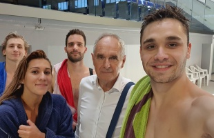 Kaposváron készül az olimpiára Milák Kristóf és Halmai Petra