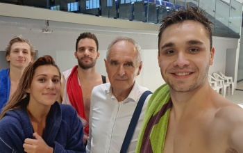 Kaposváron készül az olimpiára Milák Kristóf és Halmai Petra