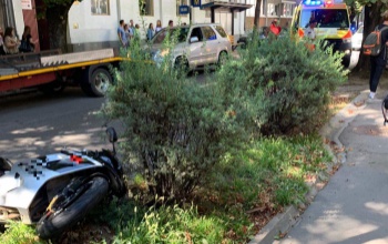 Belesetet szenvedett egy motoros a Szent Imre utcában