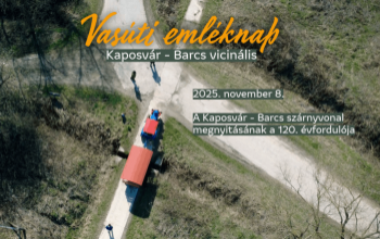 Vasúti emlékutazást tartanak november 8-án a 120 éves Kaposvár–Barcs vasútvonal tiszteletére