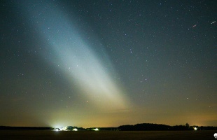 Balatonfenyvesről is látható volt a NASA űrküldetésének nyoma