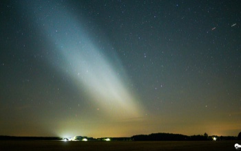 Balatonfenyvesről is látható volt a NASA űrküldetésének nyoma