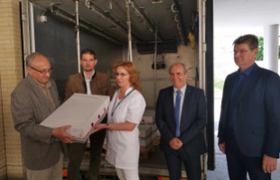 A somogyi vadászok 500 kiló vadhúst adományoztak a kórháznak
