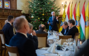 A város díszpolgárait köszöntötték a Városházán