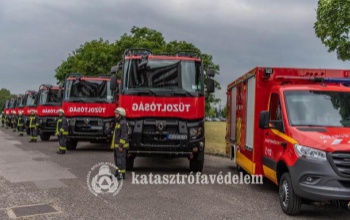 Új vízszállítóval gyarapodott a marcali tűzoltóság