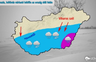 Havazás lehet Somogyban a következő napokban