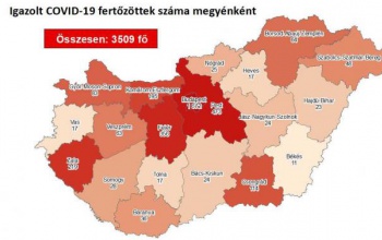 3509 főre nőtt a beazonosított fertőzöttek száma