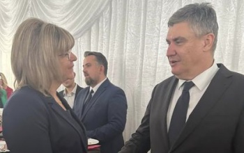 A horvát államfővel is találkozott Kárpáti Tímea Kaproncán